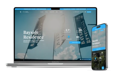 Сайт проекта: Посёлок бизнес-класса Bayside Residence